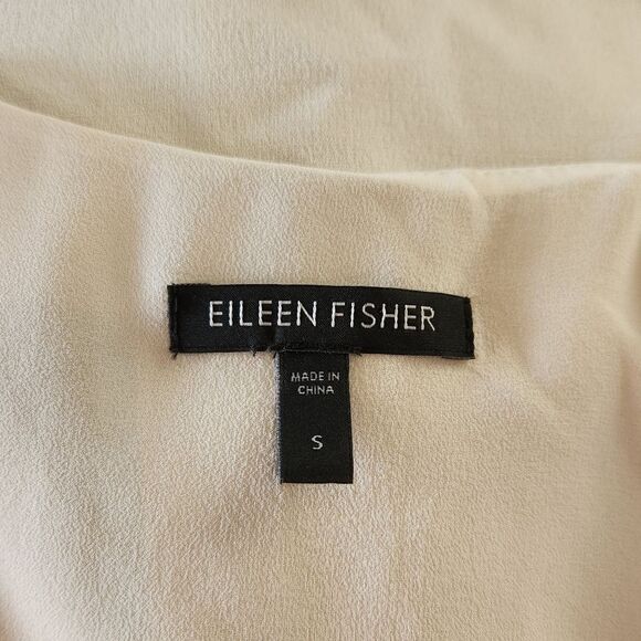 Eileen Fisher Sleeveless Silk Blouse Size Small - Picture 5 of 7